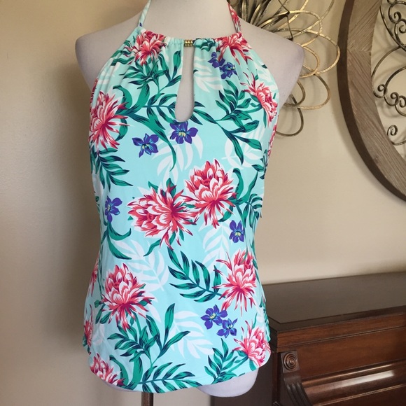 Liz Claiborne Other - NWT Liz Claiborne 20W Floral Tankini Top